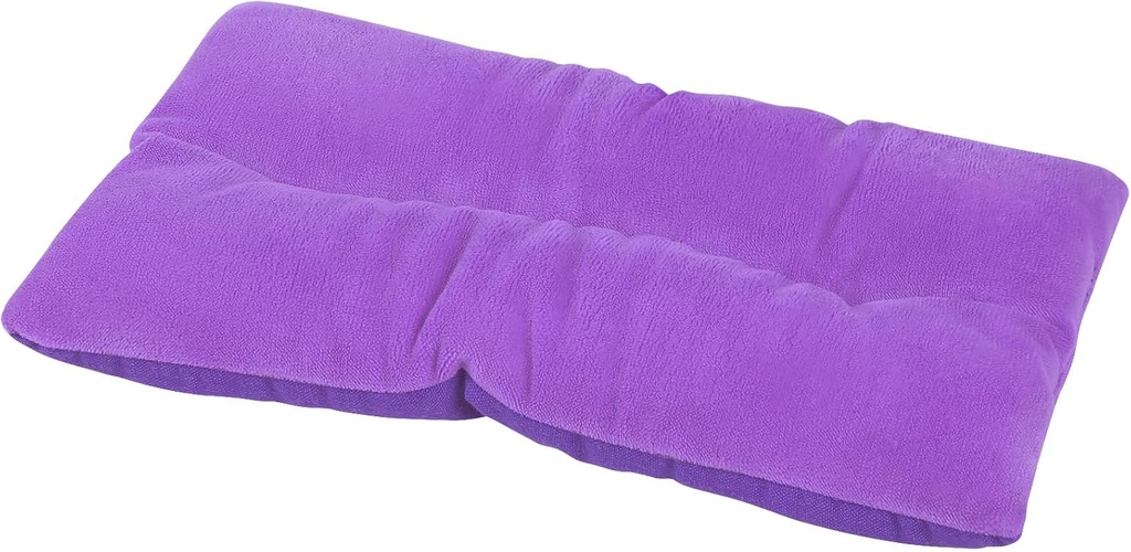 Atsuwell Mikrobølgeovn Oppvarming Pad, 6 x 11 Oppvarming Pad Mikrowavable for Cramps, Mage, Knøye, Muskel, Joints, Moist Rice Heaing Pad for varm komprimering, lilla