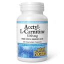 Naturlige faktorer Acetyl L-karnitin 500 milligram, 60 vegetariske kapsler