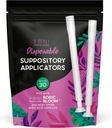 Vaginal Suppository Applikator (30 pakke) - Enestående Suppositories Applikator for kvinner - Passer alle standard størrelseskapsler, piller og tabletter - Mykt tips for komfort og enkel sett inn - Individuelt omringet
