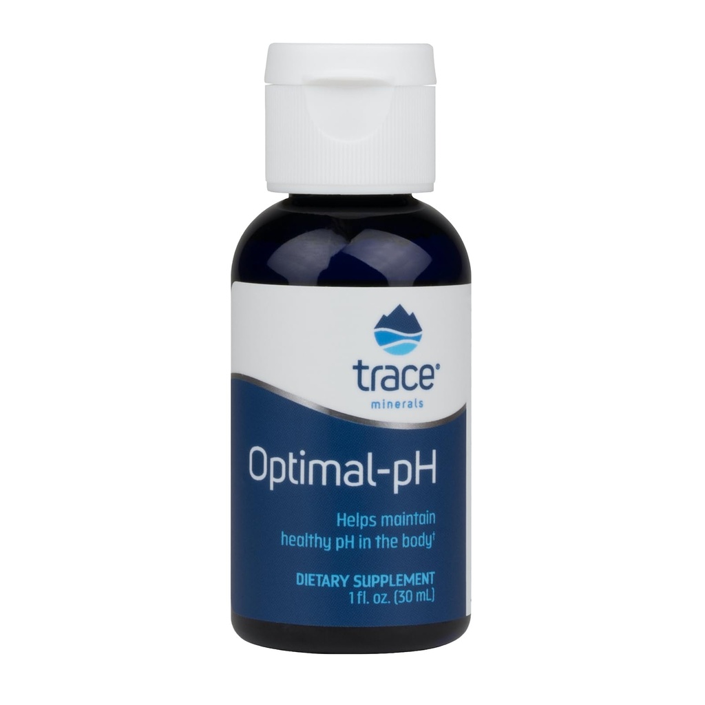 Spor Mineraler Optimal-pH - Konsentrert Ionisk Mineral Supplement for Digestiv & Immune Helse - Digestion & pH støtte Supplement med magnesium og bor - 1 fl oz (om 120 Serveringer)