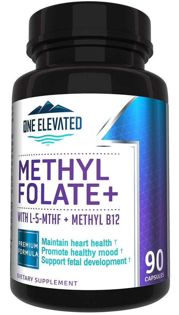 Dobbel styrke og mest bioaktive Metyl Folate! Unikt formet med høyeste farmasøytisk klasse Metylkobalamin (B12), Niacin, B1, B2 B6. Virker Synergisk for Max Results-3 måneders levering