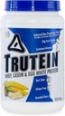 Kropp Ernæring Trutein høyprotein pulver: 45% Whey, 45% Casein, 10% Egg Hvit, Glutenfri, Lav Natrium, Grass Fed Whey Protein pulver, Gym Supplement & Frokost Shake, Banan krem, 2lb