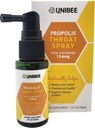 UNIBEE Propolis Throat Spray (Total Flavonoids 154mg) - Sore Throat Relief, Oral Helse kampanje, Natural Immune Support, Alkohol-fri & Vannløselig Propolis