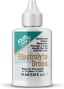 Keto Chow Electrolyte Hydration Drops - Keto Dietter & Intermittent Fasting - Immunstøtte - Gluten & Sukker Gratis - Natrium, Magnesium, Kalium & Trace Minerals - Unflavored - 0,83 fl oz