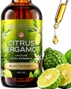 Citrus Bergamot Drops 2 fl oz – laget i USA - naturlig antioksidant støtte, hjerte og metabolsk velvære Supplement - Bergamot Extract
