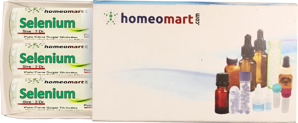 Homeomart.com Selenium Homeopati Pellets i 200C Potenspakke med 3