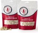 Dairyland American Ginseng Slices - 16 oz Pack Wisconsin Ginseng Slices - Certifisert noe spesielt fra Wisconsin - Ikke-GMO, Glutenfri Slised Root - Herbal Supplement i Soup, Te, Congee