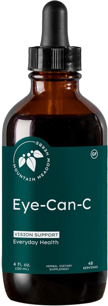 Mountain Meadow Herbs Eye-C-C 4oz. | Liquid Vision Helse og støtte med Ginkgo Biloba, Night Vision, Tørr-Eye Relief, Glare Reduksjon og sunn sirkulasjonsstøtte