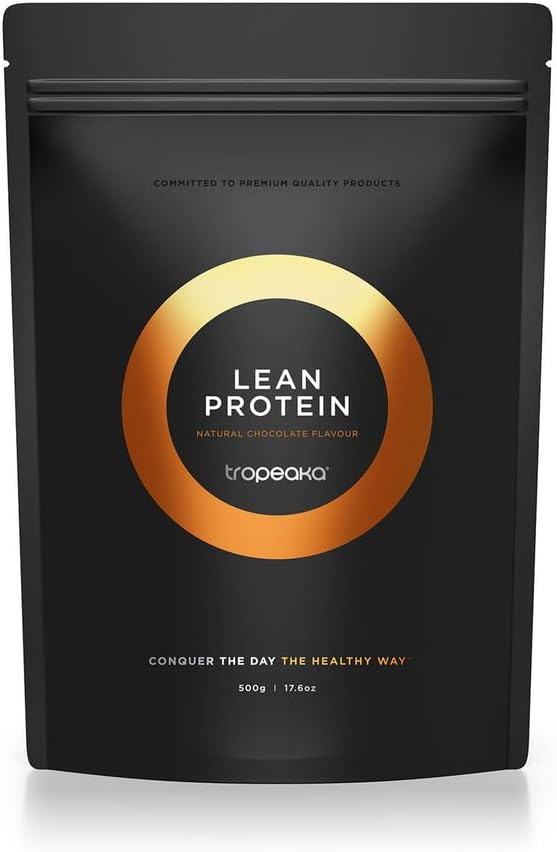 Tropea Plant Basert Lean Protein Powder for smoothies & Shakes - Sjokolade - Vegansk Protein for menn og kvinner, Glutenfri, Smørfri, Ikke-GMO, 17.6oz (20 Serveringer)