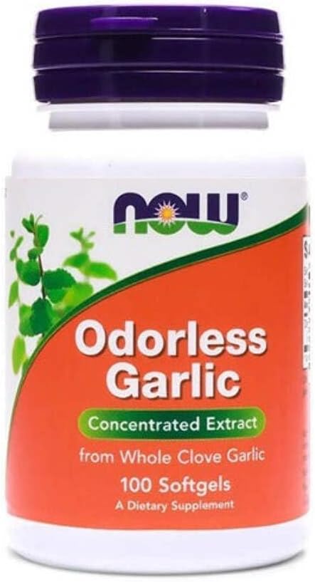 NÅ MAT Odorless hvitløk Opprinnelig Sg, 100 greve