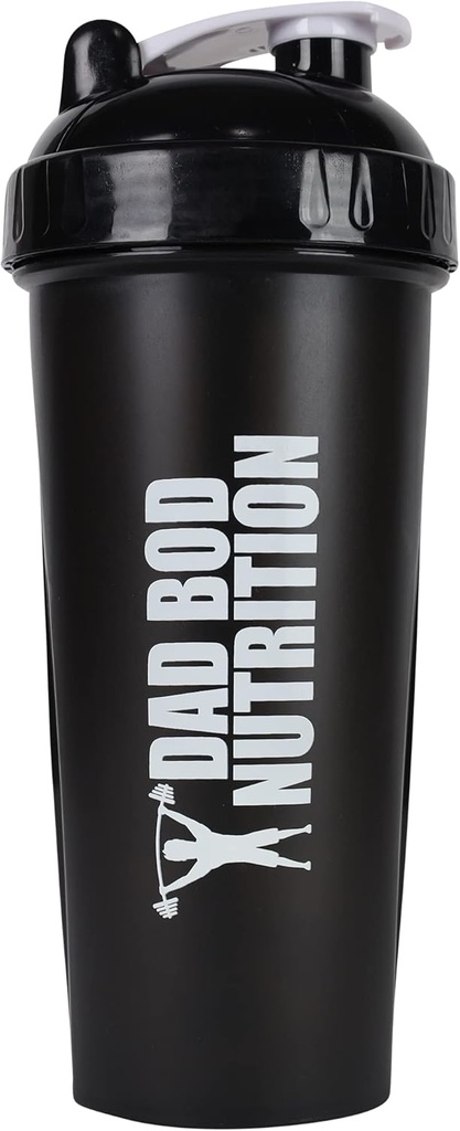 Far Bod Ernæring Funny Protein Shaker Flaske 28 Ounce Vannkopp (svart Lid)