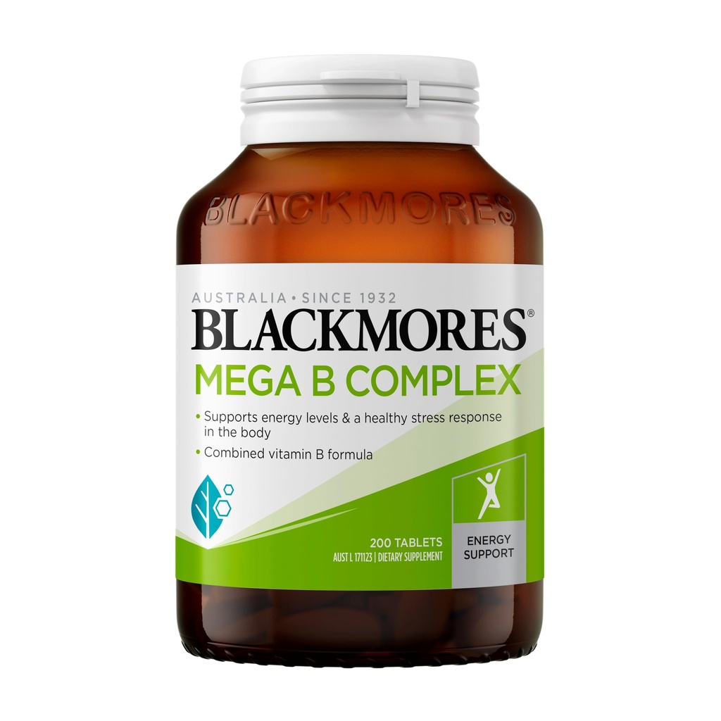 Blackmores Mega B kompleks 200 faner