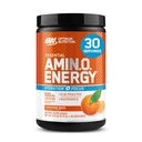 Optimal ernæring Amino Energy Powder Plus Hydration, med BCAA, elektrolytter og koffein, Tangerine Wave, 30 serveringer (pakke mai Vary)