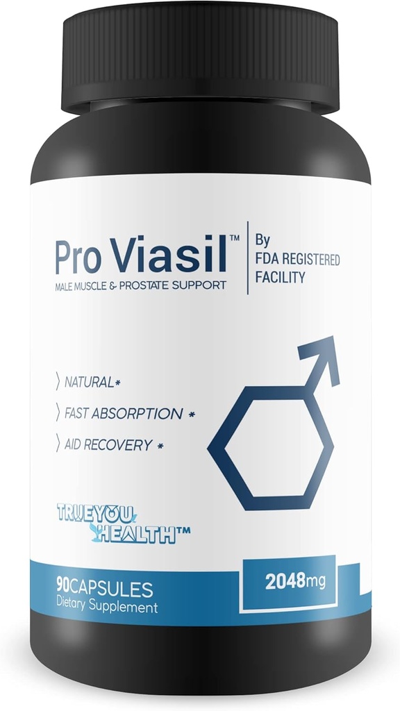 Pro Viasil Prostate Support - Fremme prostata helse med naturlig antioksidant og gurkemeieformula - Pro Viasil piller for menn med sink - Fremme sunn prostatafunksjon med vitamin D & grønn te