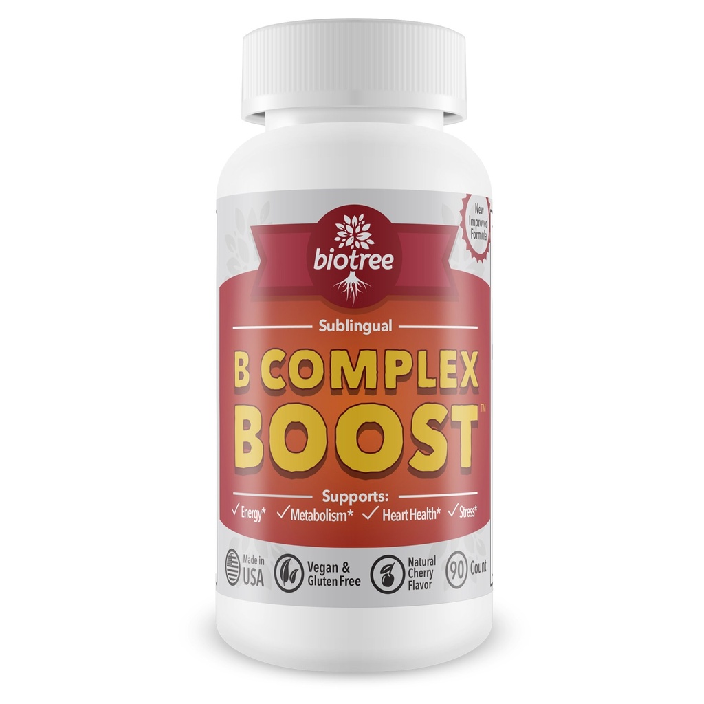 Vitamin B12 Sublingual B komplekse energipille B12 Metylkobalamin B6 Biotin & Folic Acid Natural Energy støtter metabolisme hjerte helse og stress Flott Tasting Cherry Flavor! 100% kaffe gratis -