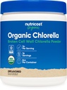 Nutricost Økologisk Klorella pulver 8oz - 3000mg Per Serving - Ikke-GMO, Glutenfri