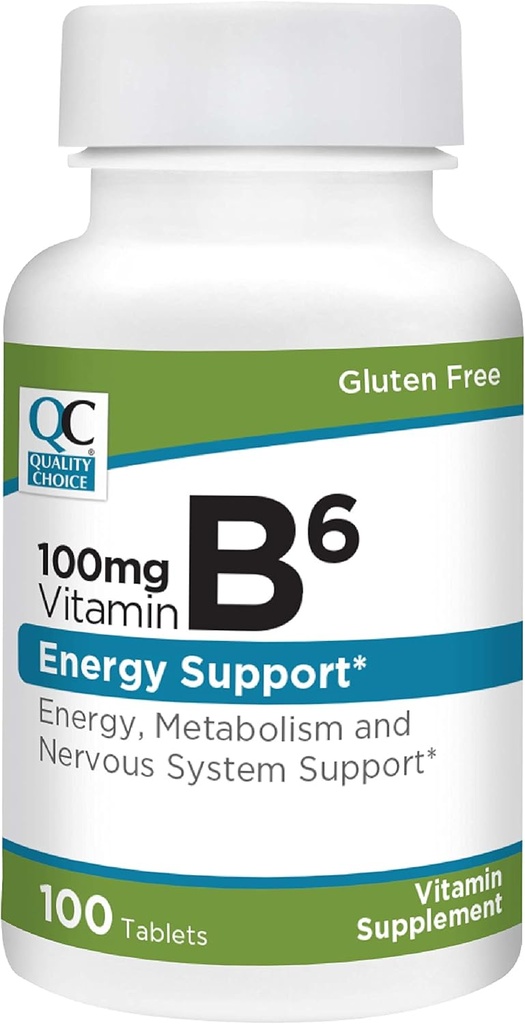 Kvalitetsvalg Vitamin B6 100 mg, 100 tabletter