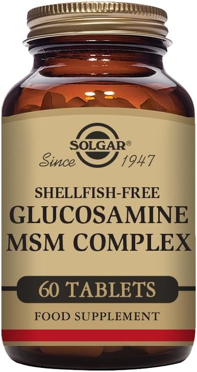 Solgar Glukosamin MSM komplekse tabletter, 60 greve