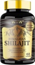 WXW Himalayan Shilajit Gummies, 60 greve, Blåbær Flavor, Støtter etter trening gjenoppretting, Immunsystem, Digestion, Sinn og minne, Sunn hjerte, Kognitive Abilities (1 flaske, Gold Shilajit)