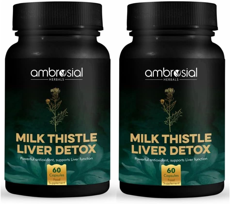 AMBROSIAL Melk Thistle Kapsler - Pakke med 2-120 Kapsler