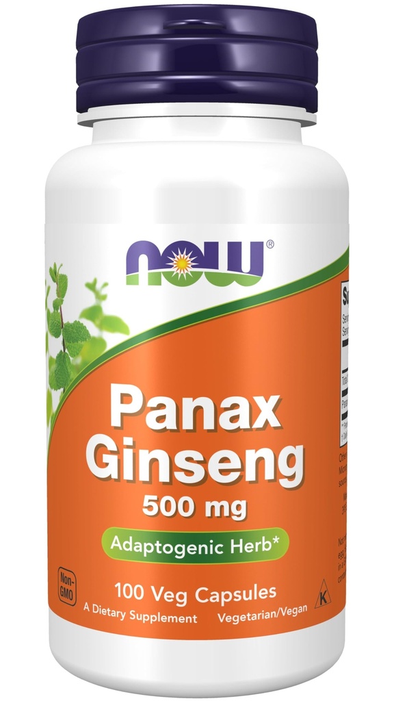 Nå Matvarer: Panax Ginseng, 100 caps
