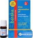 Baraka Sinus Rejuvenation Olje - Blanding av 6 organiske essensielle oljer for klar Nasal pustende, Eases Sinus trykk, og tilbyr avslappende nasal helsestøtte  enhver dag – 4ml (1-Pack)