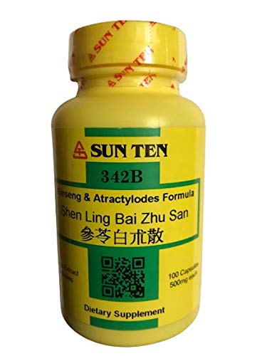Sun Ten - Ginseng & Attraktyloder Formula Kapsler/Shen Ling Bai Zhu San/參苓白朮散