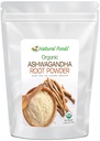 Z naturlig mat økologisk Ashwagandha rotpulver - bulk 5 lb størrelse - kraftig adaptogen & ayurvedisk superstjerne - lage dine egne kapsler og piller - 100% ren, rå, kjemisk gratis, ikke-GMO