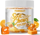Jern myk Chew Supplement med vitamin C | Orange Flavored | Glutenfri | Jern Supplement for kvinner menn og barn | 60 greve | 2 måneds forsyning