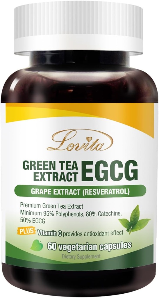 Lovita Grønn Te Ekstrakt 1000mg (120 greve)