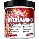 Evlusjonsnæring HYDRAMINO Komplett Hydration Multiplier, Alle 6 Elektrolytter, Vitamin C & B, Fluid Boosting Aminos, Kokosvann, Endurance, Restitusjon, Antioksidanter, 30 Servere, Frukt Punch