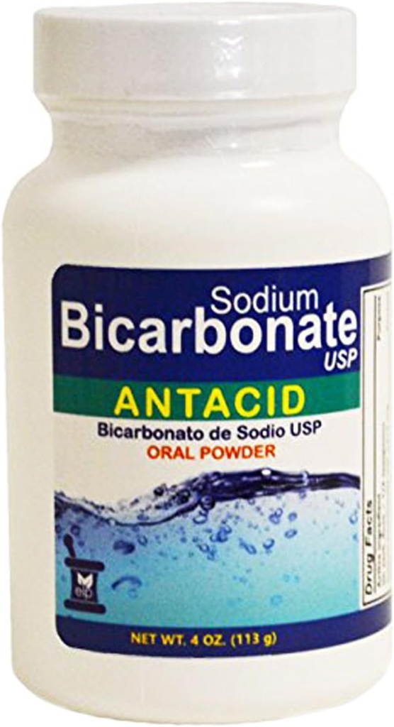 Natrium Bikarbonat Antacid Oral pulver USP 4 oz
