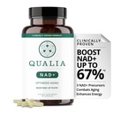 Qualia NAD Supplement - klinisk bevist å øke NAD + opp til 67%. Optimert aldring, energi, fokus. Elite NAD + Booster ingredienser Nikotinamid Riboside (NIAGEN), Niacin, Niacinamid (1 måneds forsyning)