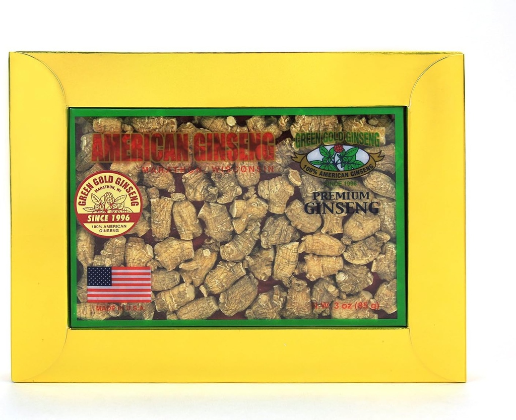 SKU PS 135-3 | Små " Bullet" | Amerikansk Ginseng Roots fra Marathon County, WI | 3oz Box, B06XCL2TQQ