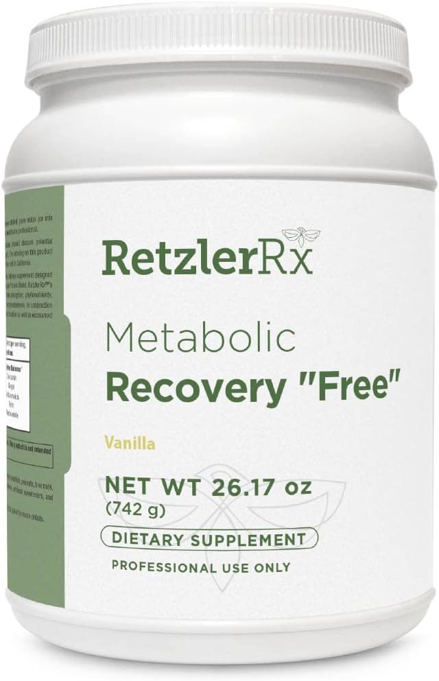 HormonSynergy Metabolic Recovery Formula - Optimal Gastrointestinal, lever og intestinal GHI støtte - Sukker og Stevia Gratis Vanilla