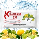 Krampade Kalium Magnesium Supplement Electrolytes pulver - 50 mg Mag + 2000 mg K, > 2X mer enn kokosvann | Kramp Relief |