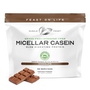 Muskelfest Grass Fed Micellar Casein Protein pulver, pastur hevet & hormon gratis, langsom sammensmelting Casein Protein - støtter overnatting Muskelgjenvinning, Glutenfri protein pulver - sjokolade, 4lb