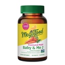 MegaFood Baby & meg 2 Postnatal Vitaminer for kvinner Bryst amming med folat (Folinsyre naturlig form), Choline, jodin, vitamin D, Moringa Leaf og mer - 120 Tabs (60 Serveringer)
