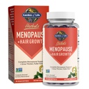 Livshage Herbals Menopause Supplement med S-equol & Trans-Resveratrol for multi-Symptom Relief, Keranat for Thicker, Fullere hårvekst - Ikke-GMO, Glutenfri, Vegansk, Berry Flavor, 30 Serveringer