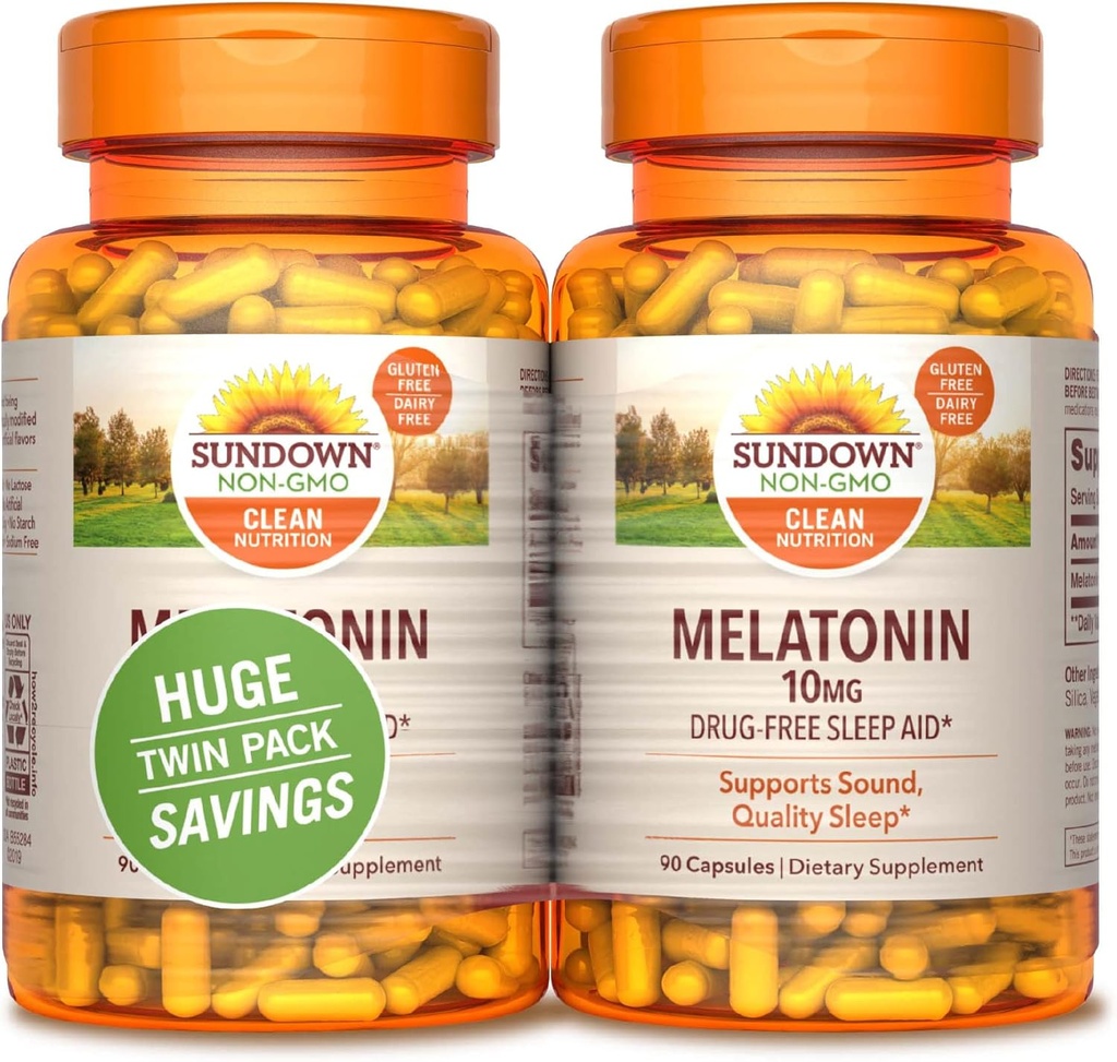 Solnedgang Melatonin, 90 greve (Pack of 2)
