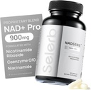 Selerb NR900 - NAD + Supplement for Hud Aging Support, Cellular Energy Support og Focus, høy styrke - 60 greve - Velvære kosttilskudd
