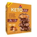 Atkins Caramel Almond Clusters, Glutenfri, Høyt i Fiber, 1g Sukker, 2g Netto Carb, Keto Vennlig, 8 Count