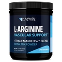 L-Arginin pulver - Nitric Oxid Supplement for menn og kvinner med L-Citrulline og Beet Root - Før og post trening støtte for utholdenhet og gjenoppretting - uovertruffen, 1 måneds levering (30 Scoops)