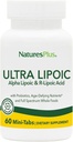 Natures Plus Ultra Lipoic - 60 Bi-laget Mini-Tabs - støtter gratis radikale forsvar med probiotika, næringsstoffer og hele matkonsentrater - Glutenfri - 30 Services