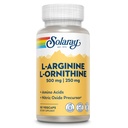 Solaray Free Form L-arginin og Ornithine Kapsler, 50 greve