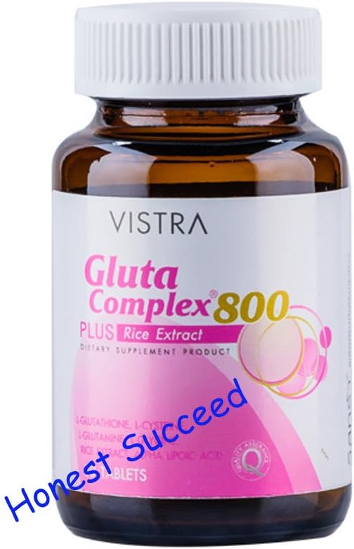 Vistra Gluta Complex 800 Plus Rice ekstrakt 60 kapsler.