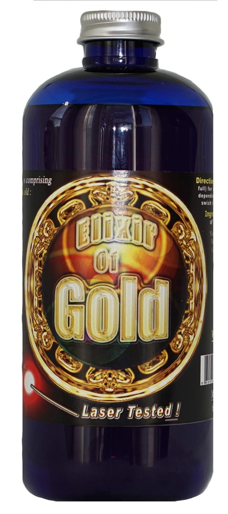 Elixir av gull, 8 oz., 240 PPM Konsentrert av Silver Mountain Minerals (Medisk renhet sølv, mest biotilgjengelig kolloidalt suspendert Nano Partikler)
