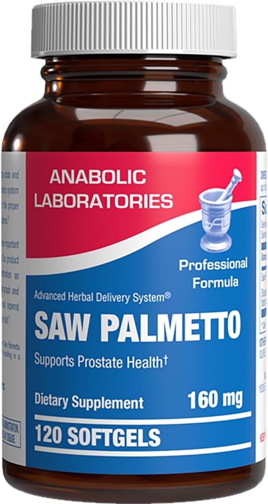 Høy absorpsjon så Palmetto for menn - Herbal urin- og prostata Health Supplement for menn med så Palmetto Extract - Ikke-GMO og laget i USA i cGMP fasiliteter - opptil 120 serveringer