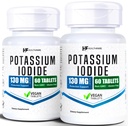 HealthFare Kalium jodide tabletter | 130 mg | 120 raske dissolve tabletter (2 pakke) | Ki piller | lang holdbarhet | Ikke-GMO