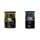 Animal Pak - Beleilig alt-i-ett vitamin og kosttilskudd Pack & Flex - komplett felles støtte Supplement - Inneholder Turmeric Root Curcumin - Hjelper Reparere og gjenopprette ledd – 44 Pakker